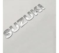 YCDSSM Car Emblem for Suzuki Swift, Badge Emblem Logo Letters Car Side Hood Trunk Exterior Stickers Nameplate Durability Decoration Modified Stylish Accessories,Small-H2.5cm-Silver