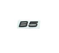 YCDSSM Car Emblem for Volvo S60 2018-2023, Badge Emblem Logo Letters Car Side Hood Trunk Exterior Stickers Nameplate Durability Decoration Modified Stylish Accessories,B5-Black