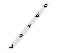 YCDSSM Car Emblem for Volvo V50 2007-2012, Badge Emblem Logo Letters Car Side Hood Trunk Exterior Stickers Nameplate Durability Decoration Modified Stylish Accessories,Volvo-Black