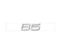 YCDSSM Car Emblem for Volvo XC40 2018-2022, Badge Emblem Logo Letters Car Side Hood Trunk Exterior Stickers Nameplate Durability Decoration Modified Stylish Accessories,B5-Silver
