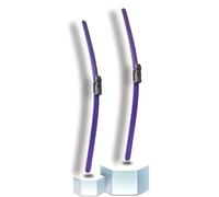 YCDSSM Car Wiper Blades for MG ZS 2021 2022 2023, Car Windscreen Wiper Blade Front Windshield Wiper Blades Car Wiper Arm No Smear Judder-Free Accessories,Purple