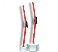 YCDSSM Car Wiper Blades for Peugeot 207 CC 2006-2015, Car Windscreen Wiper Blade Front Windshield Wiper Blades Car Wiper Arm No Smear Judder-Free Accessories,Red