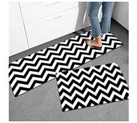 YCDZ Kitchen Mats Cushioned Anti Fatigue,Waterproof Non Skid Kitchen Rugs PVC Heavy Duty Standing Mat (Figure 2,45 x 75 cm)