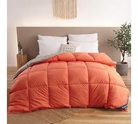 YCDZ Natural White Goose Down Quilt Double Classic Luxury Down Quilt 100% Cotton Anti-down Down Fabric Thick Goose Down Quilt In Autumn and Winter (Orange,180x220cm 3kg)