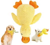 YceLon Anti-Stress Duck for Dogs, Indestructible Dog Toy, Yellow Duck for Dental Health, Robust Chew Toy for Large and Small Dogs