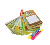 ycezw Alphabet Painting Cards, Water Coloring Cards with Numbers | Alphabet Drawing Cards for Kids | Water Coloring Flash Cards, Alphabet & Numbers, Card
