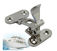 ycezw Anti-Rattle Clasp, Marine Stainless Steel Clasp - 316 Stainless Steel Lock, Pressed the Clamp Latch, Hardware Lock for Boats,