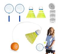 ycezw Badminton Training Tool, Bounce Badminton, Badminton Trainer - Adjustable Shuttlecock Practice Eye Coordination Training for Parks for Parks