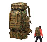 ycezw Bag Pack Waterproof - 80l Hiking Duty Bugout, Lightweight Rucksack, Outdoor Knapsack Travel, Large Capacity | Molles Packs for Mountaineering Backpacking Camping Trekking