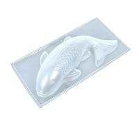 ycezw Carp Mould, Fish Chocolate Mold | Carp Cake Mold | Easy to Release Mold, Candy Cake Art Tools Jelly Pudding Pastry Chocolate