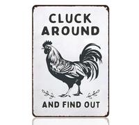 ycezw Chicken Signs for Chicken Coop, Funny Chicken Signs | Decorative Signs Chicken Coop Sign | Chicken House Sign, Funny Signs for Yard, Farmhouse Decor,