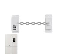 ycezw Child Proof Fridge Lock, Freezer Door Lock for Kids | Number Code 3 Freezer Lock - No Key Needed, Strong Adhesive, No
