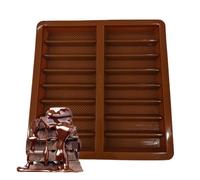 ycezw Chocolate Mould, Silicone Chocolate Mold - Candy Bar Molds,Filled Break Apart Ice Fat Mold, Silicone Baking Cake Decoration Tool for Chocolate Snacks, Ice Cubes