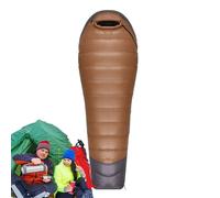 ycezw Cold Weather Sleeping Bag - Down Sleeping Bag, Lightweight Sleeping Bag | Ultralight Down Sleeping Bag for Adults, Compact Sleeping Bag, Mummy Sleeping Bag