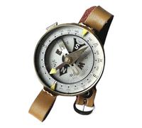 ycezw Compass with Watch Band, Luminous Compass for Camping, Portable Survival Watch Strap Compass, Waterproof Wrist Compass with Glow in the Dark Display for