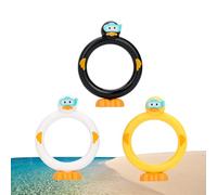 ycezw Diving Toys for Swimming Pool - Swimming Pool Diving Toys, Duck Rings Pool Toy | 3X Set Cute Funny Drawing Shots for
