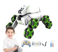 ycezw Dog Robot, Puppy Robot, 8WD Stunt Detection Gesture | RC Car Toys, Robotic Animals, Electronic Pet With Music And Light For Indoor