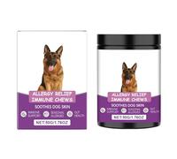 ycezw Dog Skin Supplement,Dog Dry Skin Supplement - Chewable Tablets Pet Health Supplies for Daily Discomfort Coat Recovery Home Travel Feeding Indoor Apartment