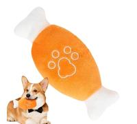 ycezw Dog Teething Plush - Soft Cartoon Chicken Leg Toy, Tear Resistant Chewing, Interactive Care | Bite Training Boredom Reduction Funny Entertainment, Pet Companion Gift for Dog Lover