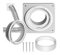 ycezw Dryer Vent Connection, Dryer Vent Hose Connection, Dryer Hose Coupling Set, Hose Extension Connector, Vent Adapter, Quick Connection and Disconnect for the