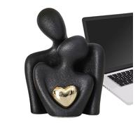 ycezw Embracing Figurine | Contemporary Ceramic Love Sculpture With For Stylish Interiors | Romantic Home Decoration For Living Room Bookshelf Entryway Study Room And Special