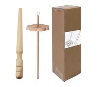 ycezw Falling Pin Tool - Verticilla Spinning Classic Wood for Artists Fiber | Hand Made Spinner Easy Use Making Yarn, Yarn and Wool, Perfect Workshops Hook, Law