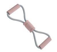 ycezw Figure 8 Resistance Bands | Exercise Bands with Handle | Portable Fitness Equipment for Yoga Stretching Chest Arm Home Exercise