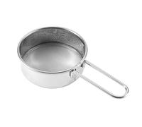 ycezw Fine Mesh Sieve, Fine Mesh Sieve | Fine Mesh Icing Sugar Shops For Cooking Cake Bread, Tlock And Treans Vintage With One Hand Stainless Steel Anti-south