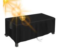 ycezw Firepit Waterproof Lid, Firepit Outdoor Cover,420d Waterproof Fire Bowl Cover | Fireplace, Grill Cover, Fire Fire Cover Cover, Burning Fire Stove Cover, Heavy Duty Fire Pillar Tarpaulin for