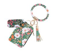 ycezw Floral Credit Card Wallet, Floral Credit Card Holder Wallet | Slim Wallet with Credit Card Holder, Slim and Cute Travel Card Case, Small Card Wallet and, H, Consulte la descripción, See