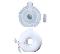 Ycezw Flower Pot Casting Molds- Donut Flower Pot Mold, Epoxy Donut Shape Vase Mold, Flower Storage Plaster Mould, King Mold