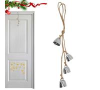 ycezw Grazing Bell, Goat Bait Bells, Livestock Animal Bell, Cow Horse Bait Bells, 4Pcs Cattle Goat Farm Loud Bell with Rope for Farm Animals, se beskrivning, Iron, Unisex