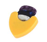 ycezw Guitar Pick Storage Case - 5 Pieces Guitar Accessories Guitar Pick Holder Stick On Guitar Pick Holder Organizer Storage Case, Random colour., Se référer au descriptif, Refer to