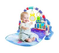 ycezw Gym Mat Set | Toddler Play Activity Area | Interactive Musical With Piano Lights And Hanging Toys For Early Growth | Perfect Learning Station For 3 6 12 Month Babies Enhancing Senses Co