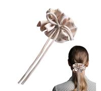 ycezw Hair Bobbles, Stretchy Hair Bobbles with Bows, Elastic Hair Bands for Ponytail, Soft Rubber Hair Bands as Styling Accessories for Women and Children
