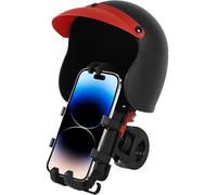 ycezw Handlebar Phone Mount, Motorcycle Phone Mount, Mobile Phone Holder with Parasol, Cell Phone Holder with Hook, Motorcycle Phone Holder for the