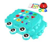 ycezw Jeu D'association De Formes, Jouets D'apprentissage Des Formes Pour Tout-petits - Jouets De Développement Pour Avec Cloche Et Cartes - Jeu De Table Interactif Parent-enfant, Activités