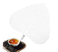 ycezw Loose Leaf Tea Strainer, Kung Fu Tea Strainer | Reusable Stainless Steel Tea Strainer, Maple Leaf Bodhi Coffee Cups, Tea Cups, Lid