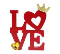 ycezw Love Sign Table Decor, Love Sign Wall Decor - Red Romantic Love Letter Dessert Table Sign,Valentine's Day Letters Decor For The