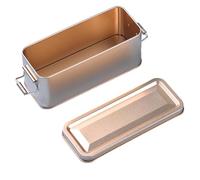 ycezw Metal Tins - Sweet Tinplate Storage Box, Rectangular Tin Cans Organizer | Airtight Tin Cans Storage With Lid, Tinplate Box For Snacks, Accessories, Spices, Confectionery, Treats