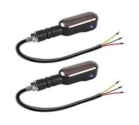 ycezw Motorcycle Turn Signals, LED Motorcycle Turn Signals | 2 x Motorcycle LED Turn Signals with 27 Modes | 12V Motorcycle Accessories Motorcycle Turn Signals and Rear Turn Signals for Street Glide