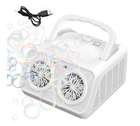 ycezw Outdoor Party Bubble Machine, Continuous Flow Bubble Blower, Professional Automatic Bubble Maker, Bubble Blowing Machine, Portable Bubble Maker for Kids,