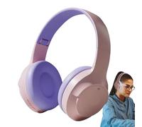 ycezw Over-the-Head Wireless Headphones: Comfortable Fit, Rechargeable Battery, Crisp Sound, Lightweight Frame | Headphones for Remote Work Calls, Online Classes, Long Hour Clothes,