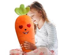 ycezw Plush Carrot Toy, 45cm/17.71inch Soft Stuffed Easter Carrots Decorations, Stimulation Vegetable Ornament for Spring Fall Thanksgiving Harvest Home Party Decoration