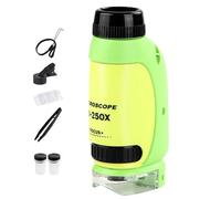 ycezw Pocket Microscope for Kids, Pocket Microscope for Kids, LED Illuminated Microscope Kit Beginner Microscope 50X-250X, Educational Microscope for Beginners