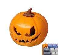 ycezw Pumpkin Mechanical Keys | Halloween Escape Button - Cartoon Pumpkin Decorations for Mechanical Keyboard Office Home Study Room