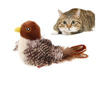 ycezw Simulated Chirping Bird - Feathered Cat Toy, Realistic Design | Interactive Simulation Motion Activated Sound Toy for Indoor Cats with Sounds Hunting Practice and Active Kitty Playtime Fun