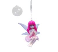 ycezw Small Fairy Figures, Floating Fairy Figures, Floating Ornament of the Little Fairy in Cartoon Style, Landscaping Pendants, Small Fairy Figures with Wings, Aquarium Decorations for Children and