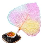 ycezw Stainless Steel Tea Infuser - Leaf Shape Fine Mesh Tea Strainer | Reusable Fine Mesh Tea Strainers and Strainers, Hollow Hole Tea Strainer for Tea Cups