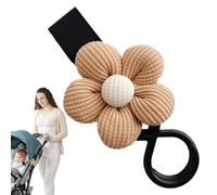 ycezw Stroller Carabiner, Flower Stroller Hooks | Hanging Organizer Holder | Fun Handbag Hooks, Heavy Duty Multifunctional Carabiner for Men and Women